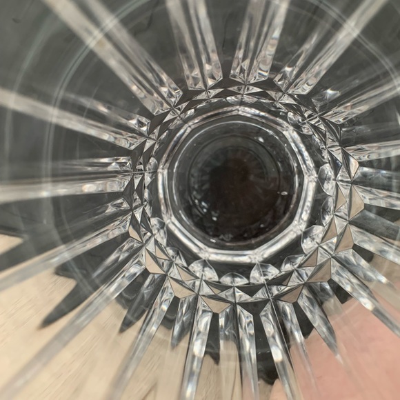 Val St. Lambert Belgium Crystal Vase Wide Neck High End Designer Decor 7 7/8” H - Picture 11 of 12